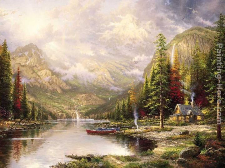 Thomas Kinkade Mountain Majesty